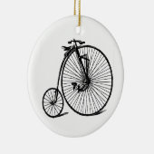Vintages Velocipede-Penny-Farthing-Fahrrad-Fahrrad Keramikornament (Rechts)