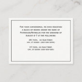 Vintages Velocipede Penny Farthing Fahrrad Visitenkarte (Rückseite)