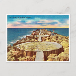 Vintages Venedig, Florida, Landungsbrücke Postkarte