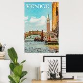 Vintages Venedig Italien Reisen Poster (Heimbüro)