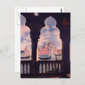 Vintages Venedig Italien Reisen Postkarte (Vorne/Hinten)