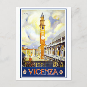 Vintages Venedig, Italien, Reiseplakat Postkarte