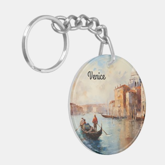 Vintages Venedig Italien Schlüsselanhänger (Vorderseite links)