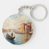 Vintages Venedig Italien Schlüsselanhänger (Rückseite)