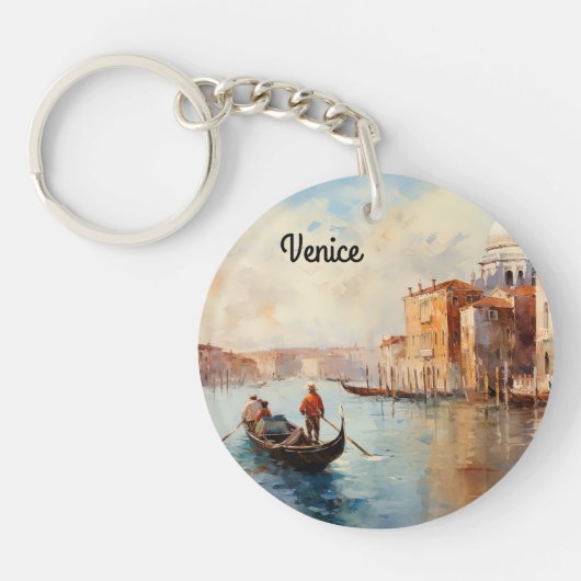 Vintages Venedig Italien Schlüsselanhänger (Vorderseite)