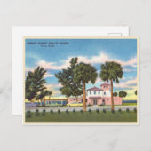 Vintages Venedig, öffentlicher Strand von Florida Postkarte (Vorne/Hinten)