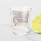 Vintages Venedig Schnapsglas (Rückseite)