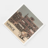 Vintages Venedig Serviette (Ecke)