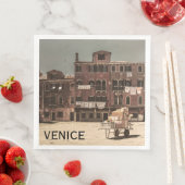 Vintages Venedig Serviette (Beispiel)