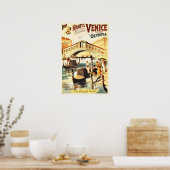 Vintages Venedig von heute, Rialto Brücke Poster (Küche)
