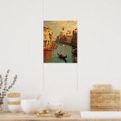 Vintages Venedig: Zeitlos Poster (Küche)