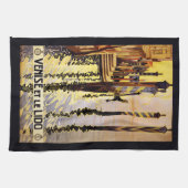 Vintages Venezia Venedig Italien Handtuch (Horizontal)
