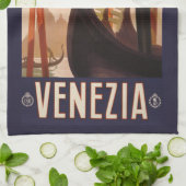 Vintages Venezia Venedig Italien Handtuch (Gefaltet)