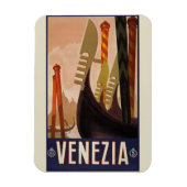 Vintages venezianisches Poster - Italien Magnet (Vertikal)