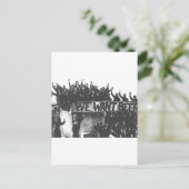 Vintages Verbot Bierschwarz-weiß 1920 Postkarte (Stehend Vorderseite)