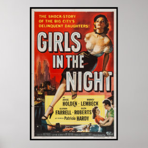 Vintages Verbrechen-Drama-Film-Film-Plakat Poster