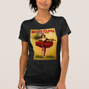Vintages Verkäufe-Floto Zirkus-Plakat T-Shirt