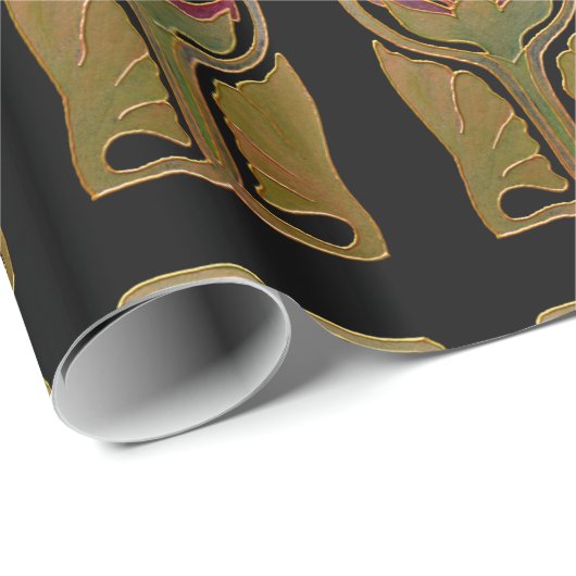 Vintages Verpackungs-Papier der Geschenkpapier (Rolleneckpunkt)