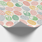 Vintages Verpackungs-Papier des Osterei-Muster-| Geschenkpapier (Ecke)