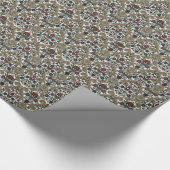 Vintages Verpackungs-Papier Geschenkpapier (Ecke)
