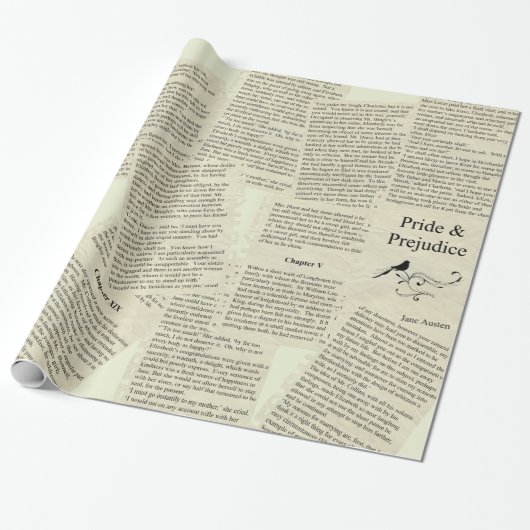 Vintages Verpackungspapier Geschenkpapier (Ungerollt)