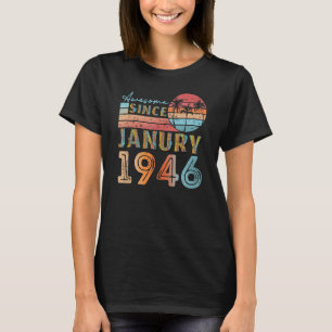Vintages Versprechen 1946 92 Jahre alt 76. Geburts T-Shirt