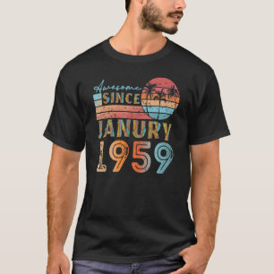 Vintages Versprechen 1959 92 Jahre alt 63. Geburts T-Shirt