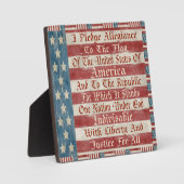 Vintages Versprechen Fotoplatte (Vorderseite)