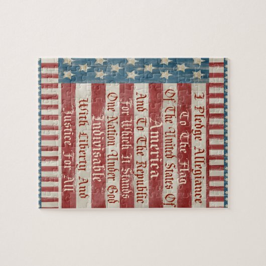 Vintages Versprechen Puzzle (Horizontal)