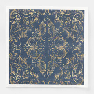 Vintages Verziertes Gold Serviette