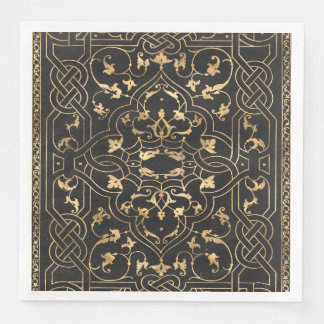 Vintages Verziertes Gold Serviette