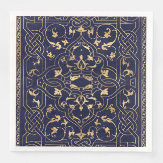 Vintages Verziertes Gold Serviette