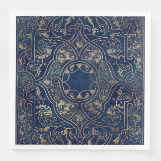 Vintages Verziertes Gold Serviette