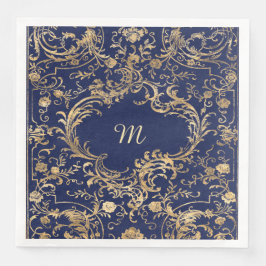 Vintages Verziertes Gold Serviette