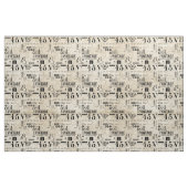 Vintages, verzweigtes Grunge-Muster Stoff (Fat Quarter (45,7 x 55,9 cm))