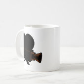 Vintages Video Kaffeetasse (Vorderseite Links)