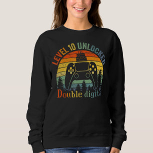 Vintages Videospiel der Stufe 10 Unverriegelte dop Sweatshirt