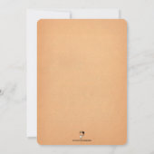 Vintages Viktorianischer Stil Creepy individuell a Einladung (Rückseite)