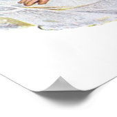 Vintages Viktorianisches Baby Girl Doll, Osteranzu Poster (Ecke)