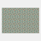 Vintages Viktorianisches Blumenmuster Chic  Geschenkpapier Set (Vorderseite 3)