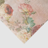 Vintages Viktorianisches Damendekoupage Tissue Pap Seidenpapier (Detail)