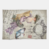 Vintages viktorianisches des schäbigen küchentuch (Horizontal)