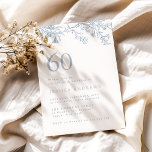 Vintages Viktorianisches Elegant 60. Geburtstag Einladung<br><div class="desc">Vintage Viktorianische Elegant 60. Geburtstag Einladung Siehe Matching Kollektion in unserem Nest und Nest Store</div>