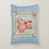 Vintages Viktorianisches Foto aus ausgeblendetem D Dekokissen (Vorderseite(Vertikal))