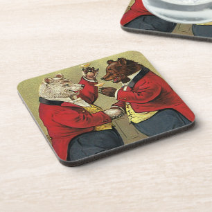 Vintages Viktorianisches Glück, Homosexuell, tanze Getränkeuntersetzer