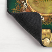 Vintages viktorianisches Gold Mousepad (Ecke)