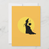 Vintages Viktorianisches Hexenpoetisches Halloween Einladung (Rückseite)