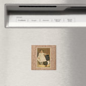 Vintages Viktorianisches Kind-Nähen-Thread-Anzeige Magnet (In Situ (Geschirrspüler))