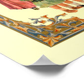 Vintages Viktorianisches Kinderposter Poster (Ecke)