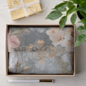 Vintages Viktorianisches Kirchendekoupage Seidenpapier (Geschenk)